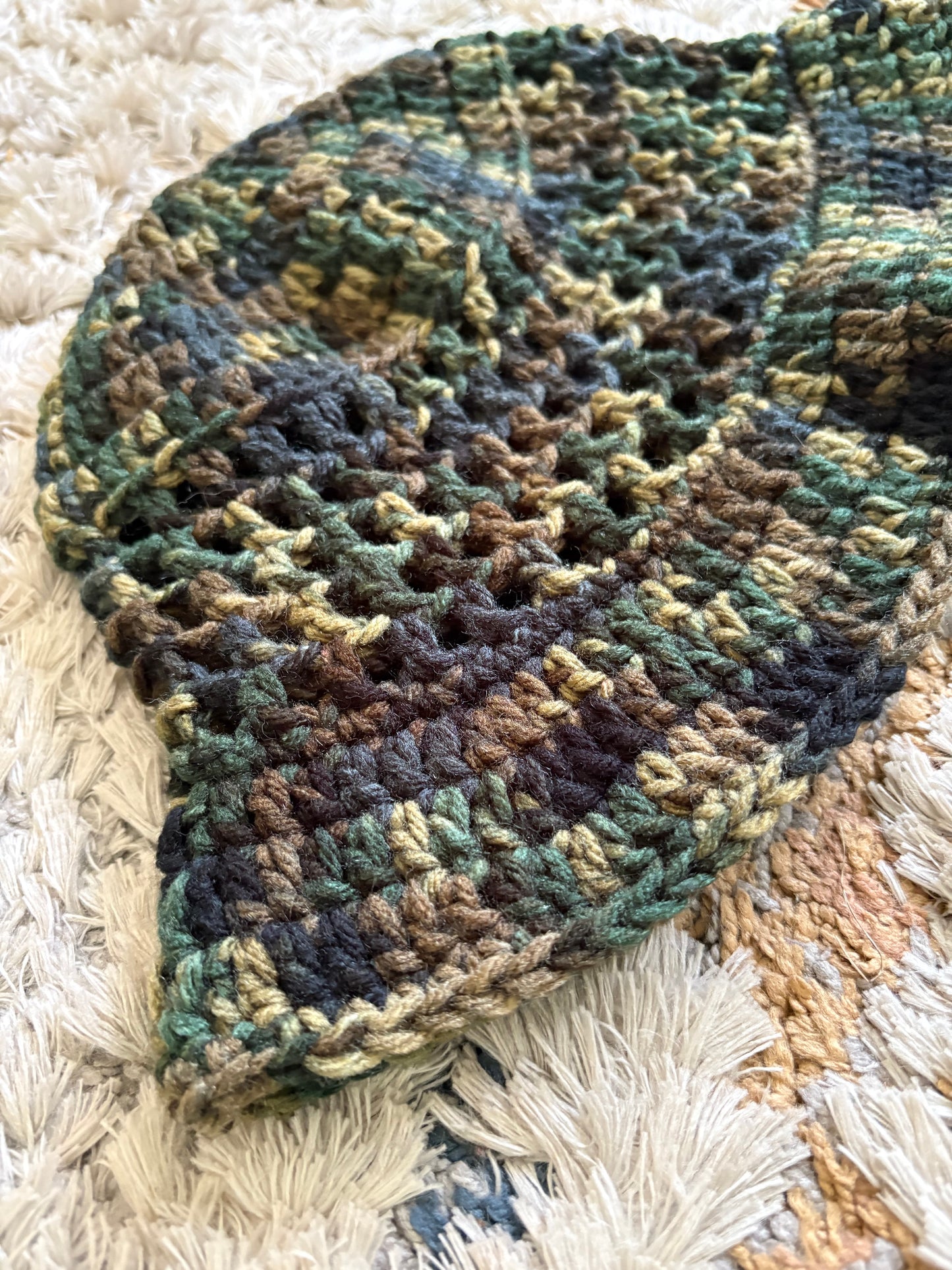 Moss & Earth Crochet Bucket Hat